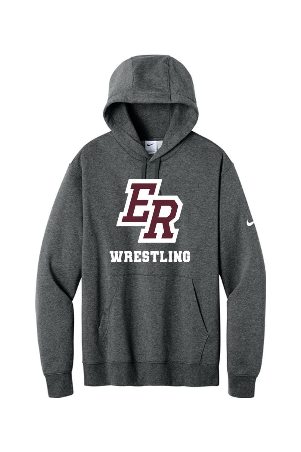 Eaton Rapids Wrestling DTF Nike Club Fleece Sleeve Swoosh Pullover Hoodie