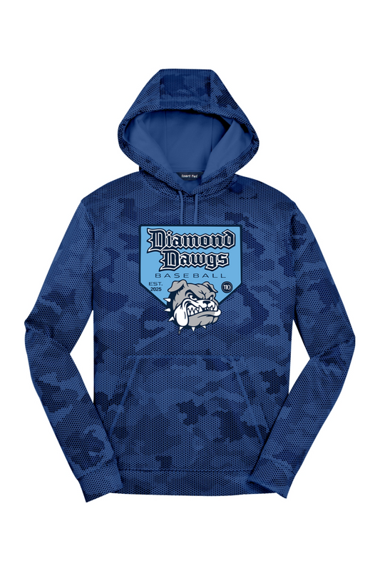 Diamond Dawgs Sport-Wick CamoHex Fleece Hooded Pullover