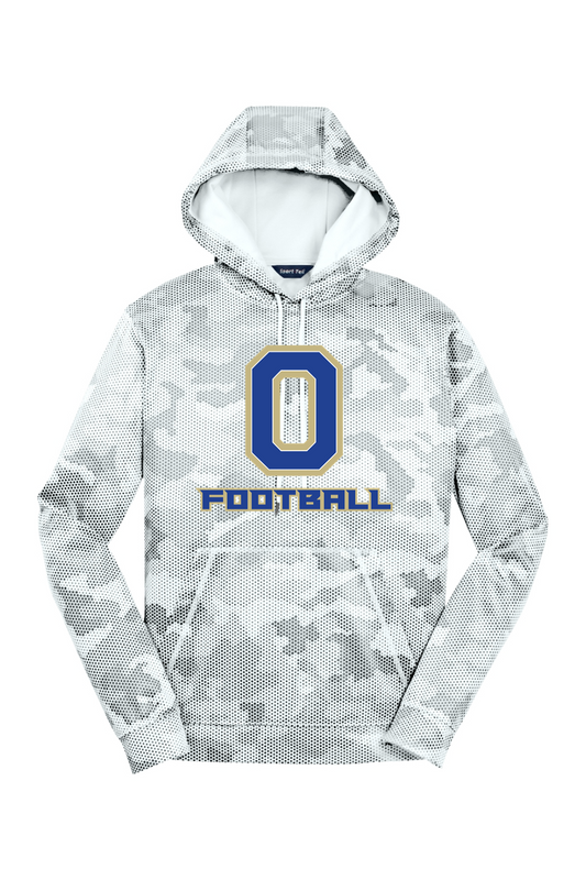 Onekama Portagers Football CamoHex Fleece Hooded Pullover