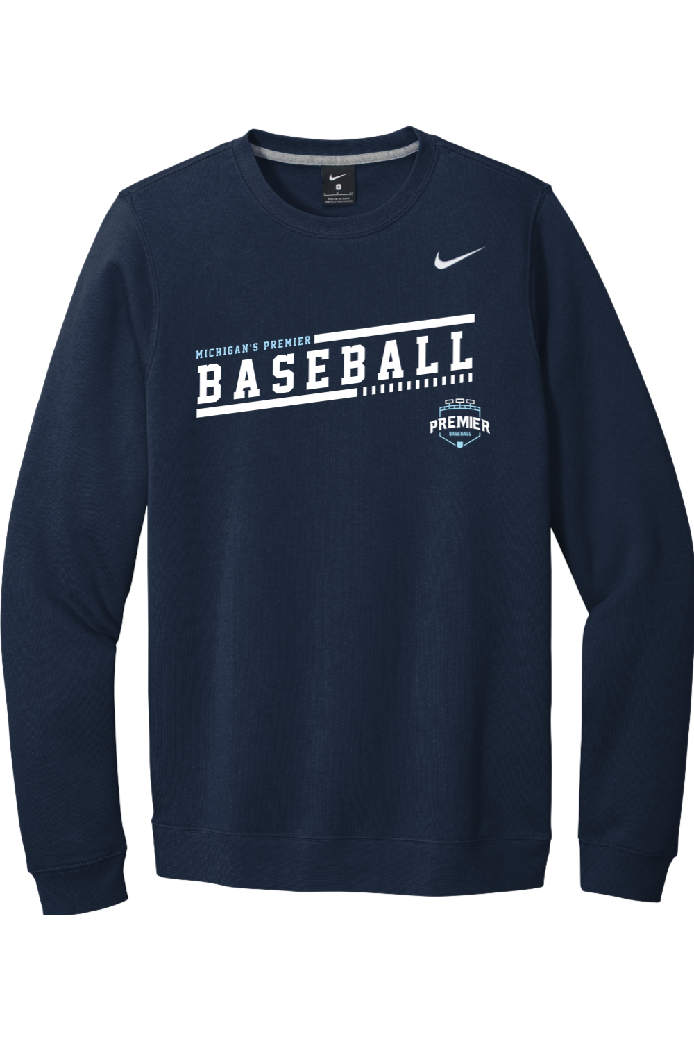 Michigan's Premier Baseball Nike Fleece Crewneck