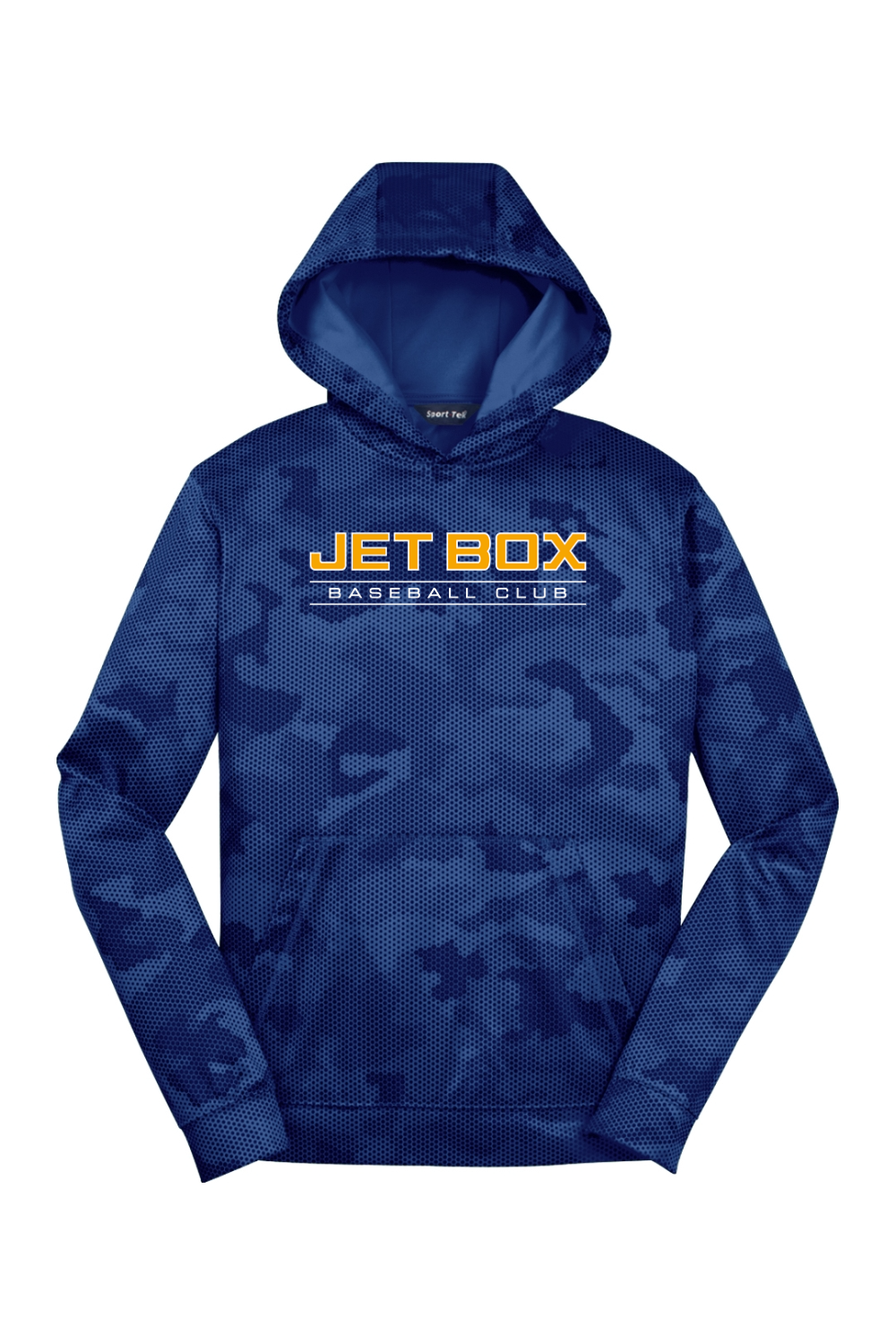 Jet Box Baseball DTF Youth Sport-Wick CamoHex Fleece Hooded Pullover