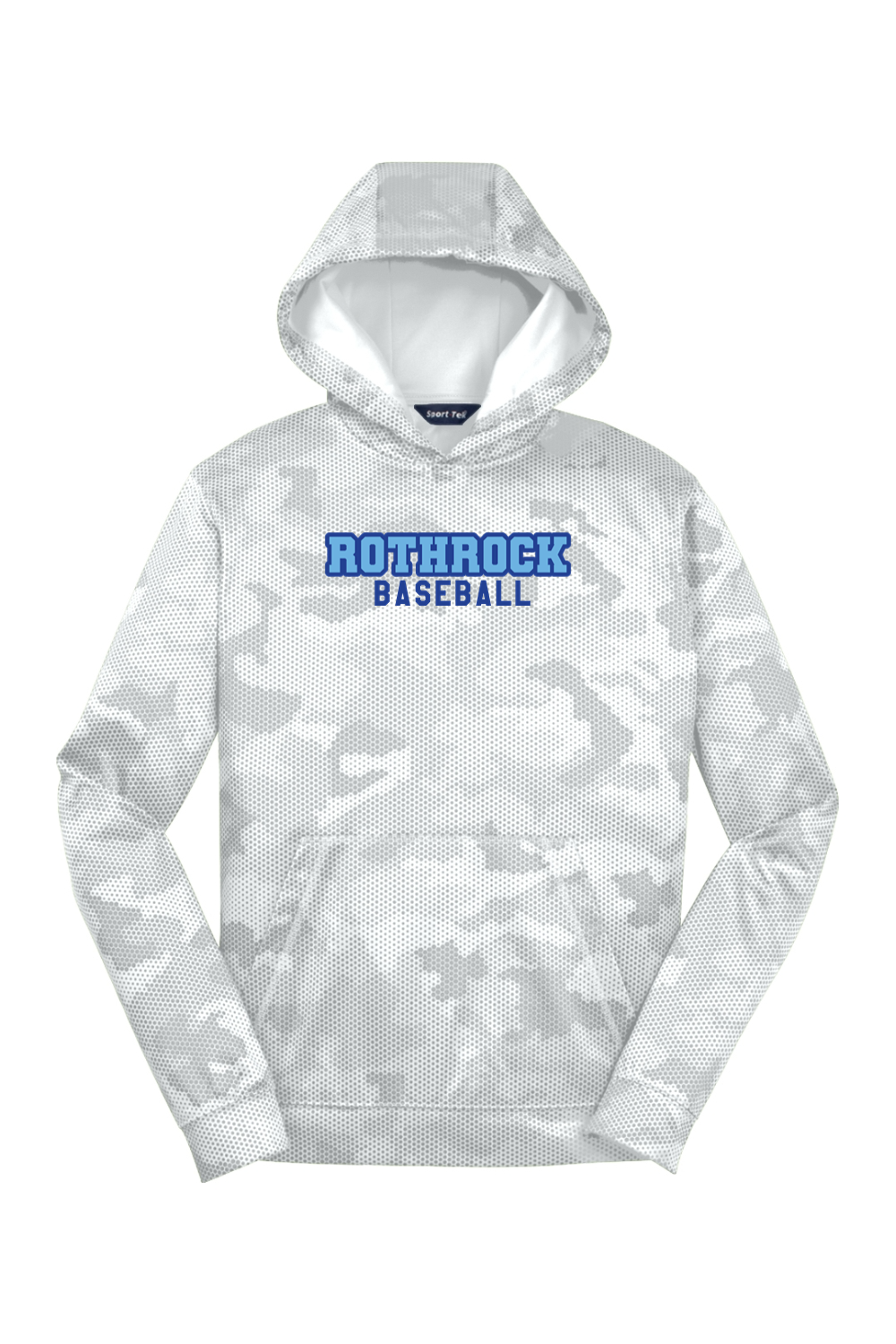 Rothrock Baseball Youth CamoHex Fleece Hooded Pullover