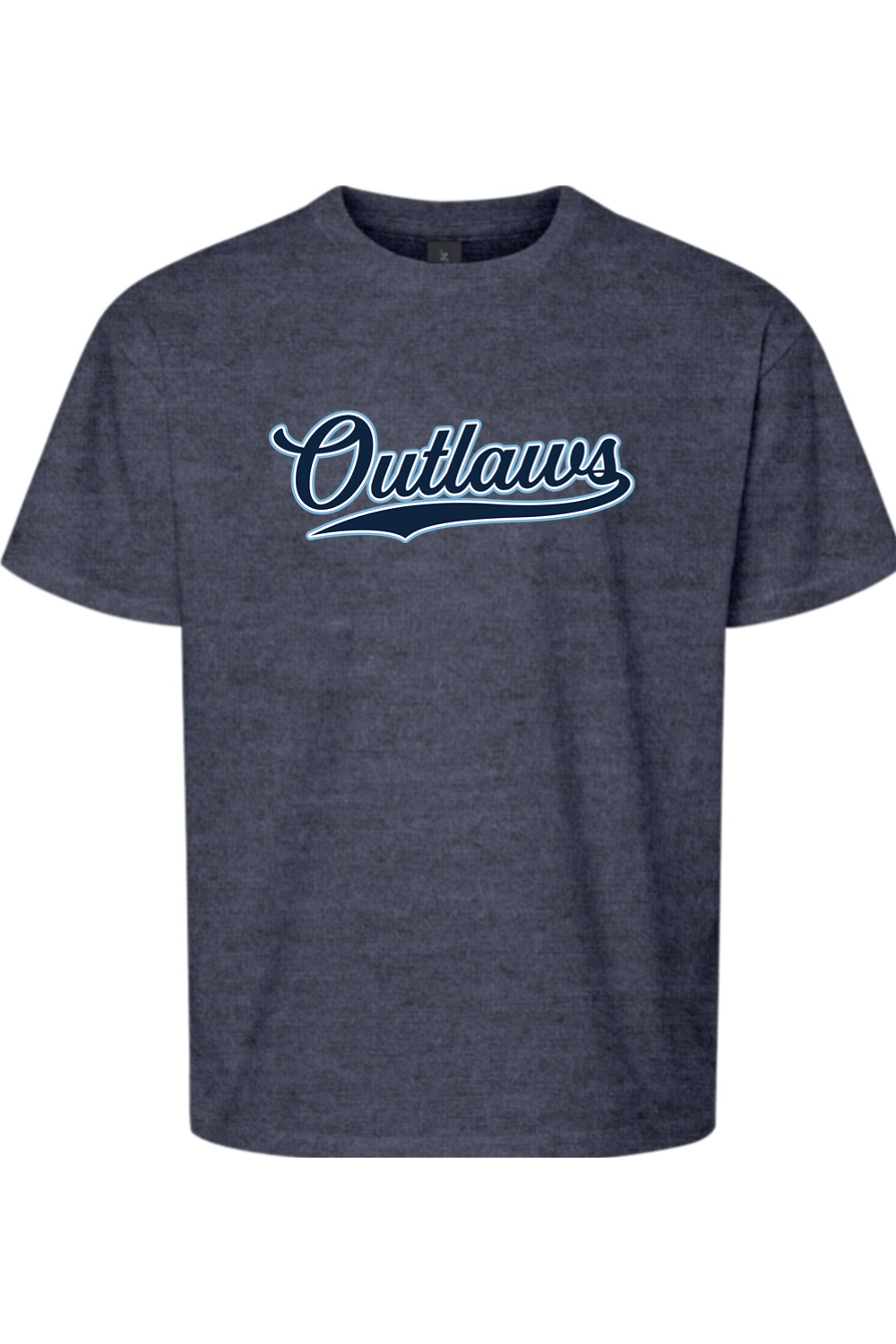 Outlaws Baseball Script Youth Softstyle T-Shirt