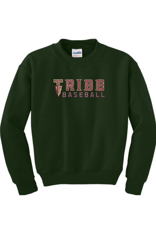 Tribe Baseball Youth Heavy Blend Crewneck Sweatshirt