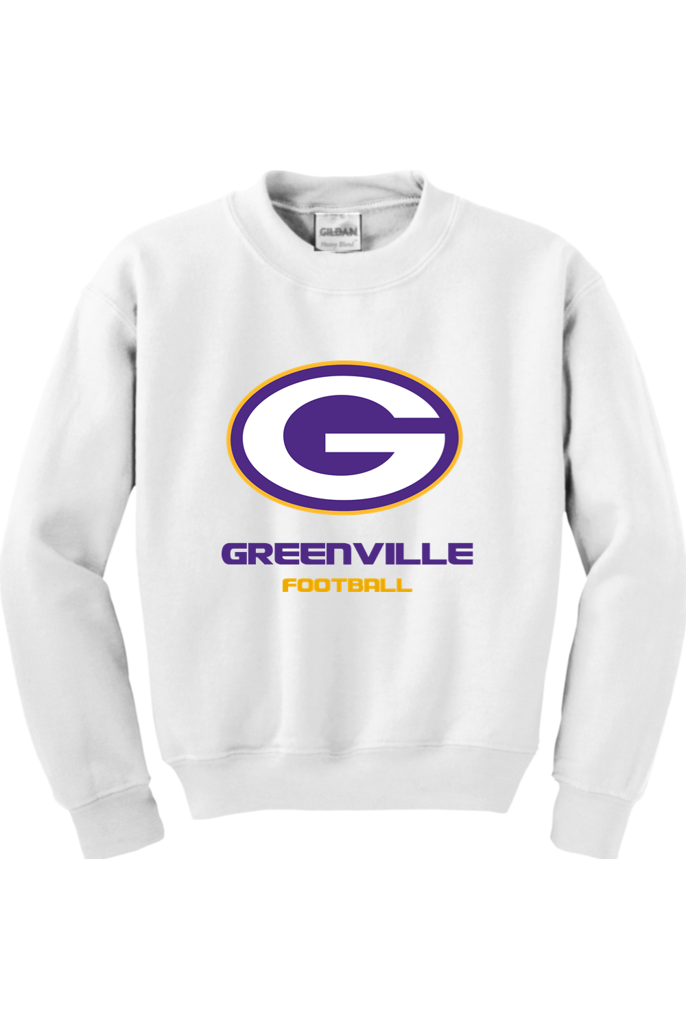 Greenville Football Youth Heavy Blend Crewneck Sweatshirt