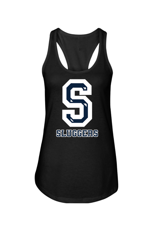 Sluggers Sports Academy Ladies Racerback Tank