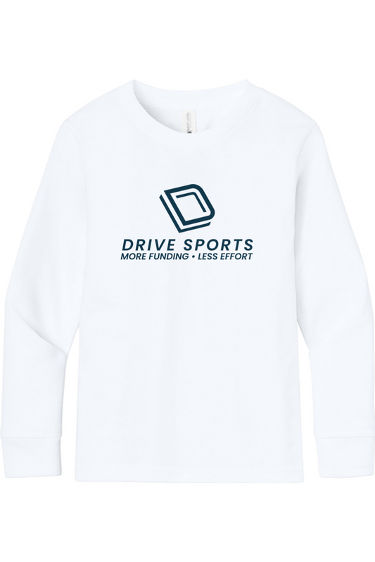 Drive Sports DTF Youth Cotton Long Sleeve T-Shirt