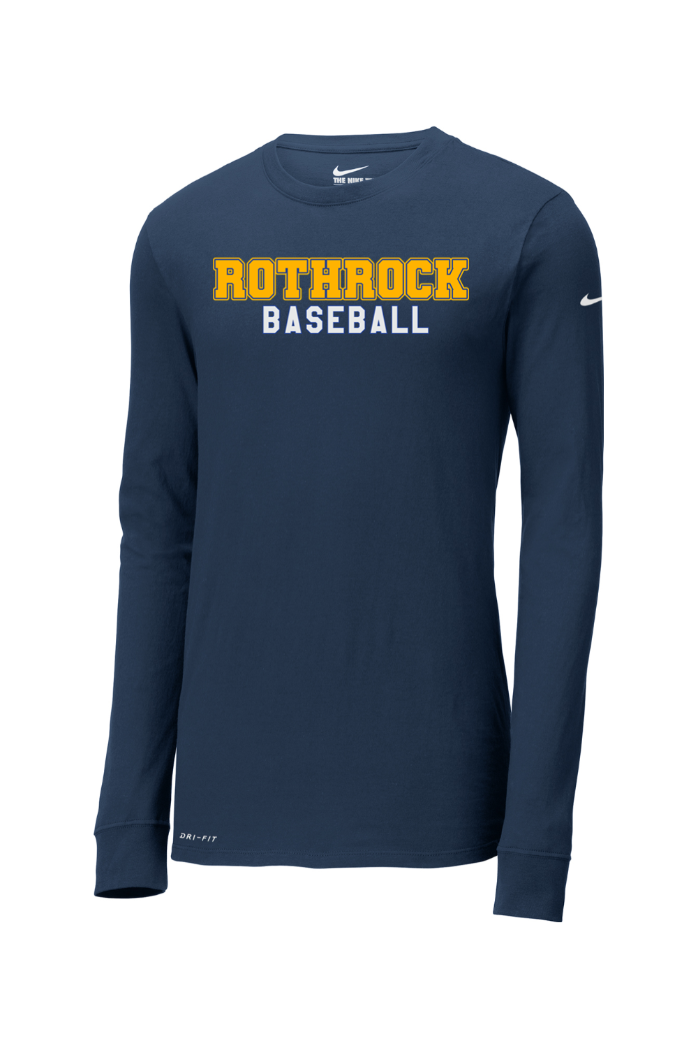 Rothrock Baseball Nike Dri-FIT Cotton/Poly Long Sleeve Tee