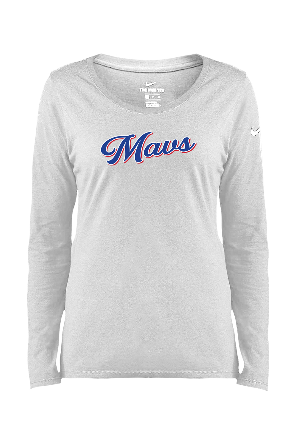 Maverick Manchester Baseball Ladies Core Cotton Long Sleeve Scoop Neck Tee