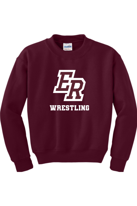 Eaton Rapids Wrestling DTF Youth Heavy Blend Crewneck Sweatshirt