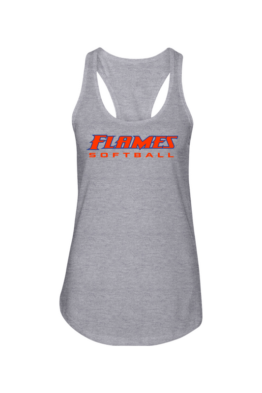 Flames MI Softball DTF Ladies Racerback Tank