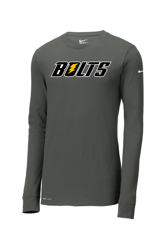Bolts Nike Dri-FIT Cotton/Poly Long Sleeve Tee
