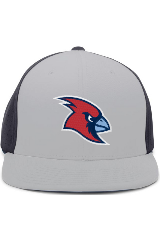 Marion Redbirds Baseball Pacific Headwear Perforated F3 Performance Flexfit Cap (Fulfill)
