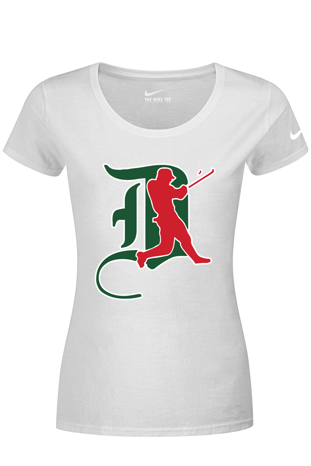 Junior Dans Baseball Nike Ladies Dri-FIT Cotton/Poly Scoop Neck Tee