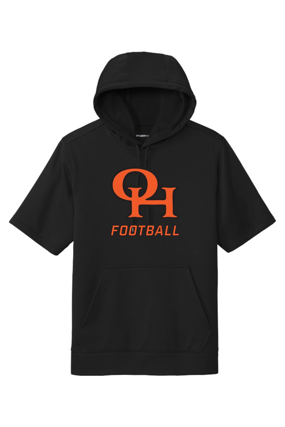 Sport-Tek Sport-Wick Fleece Short Sleeve Hooded Pullover