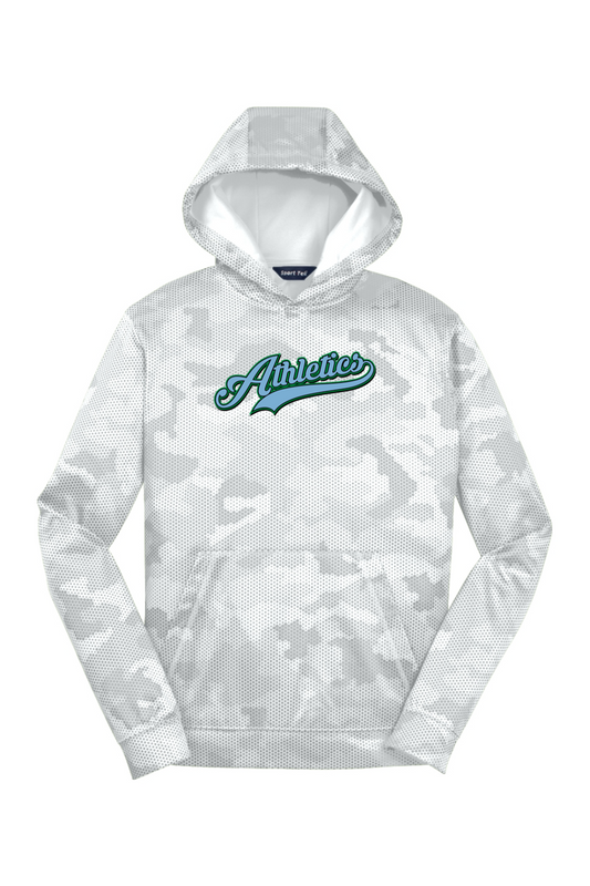 Youth Sport-Tek Sport-Wick CamoHex Fleece Hooded Pullover