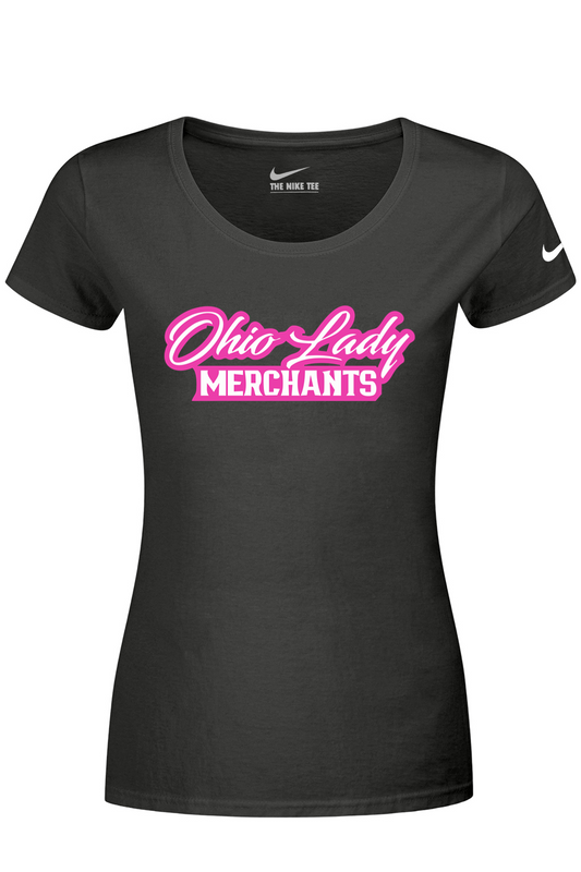 Ohio Lady Merchants Nike Ladies Dri-FIT Cotton/Poly Scoop Neck Tee