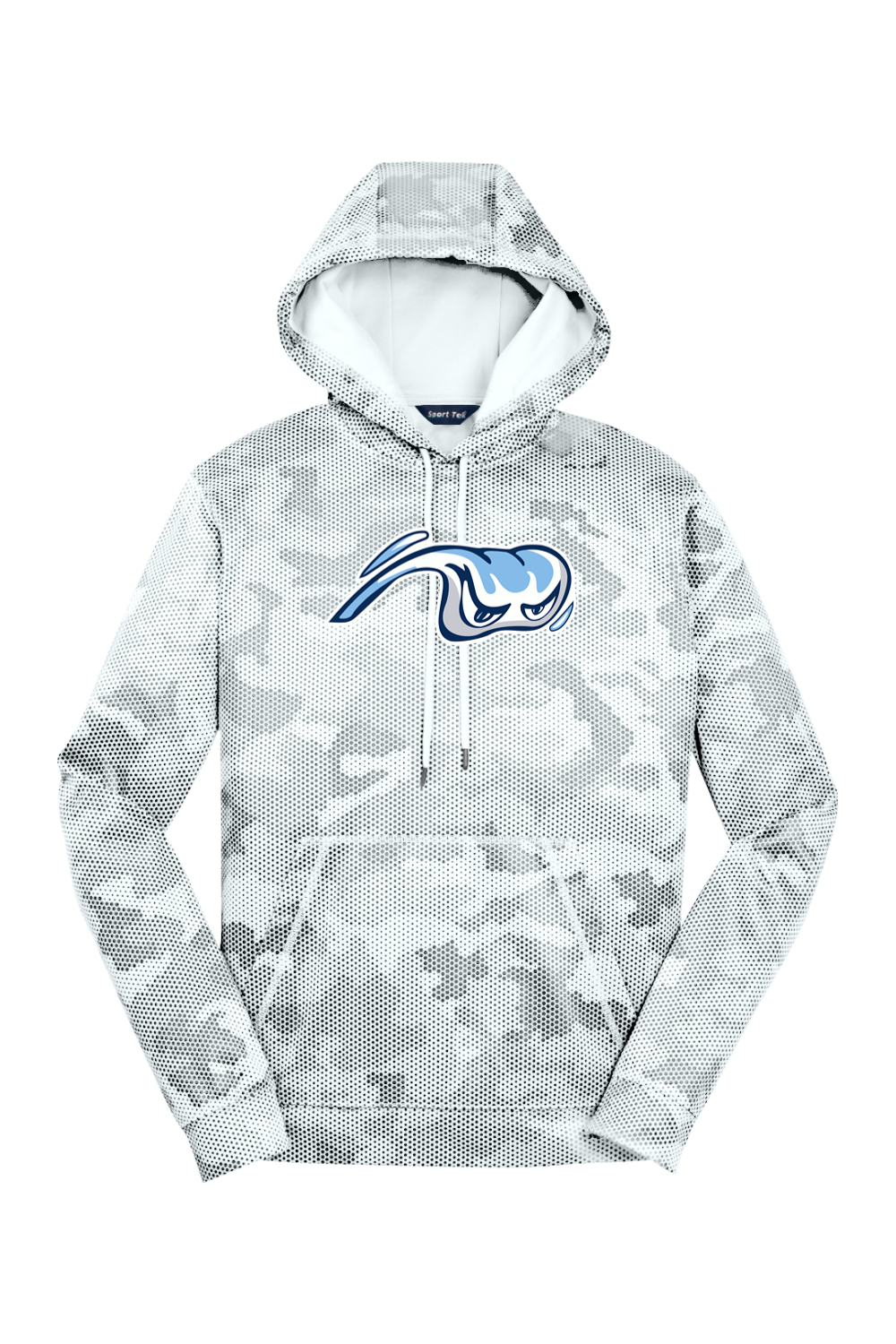Whitecaps Baseball Sport-Wick CamoHex Fleece Hooded Pullover
