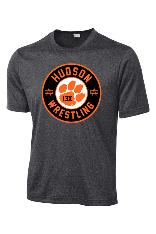 Hudson Wrestling DTF Heather Contender Tee