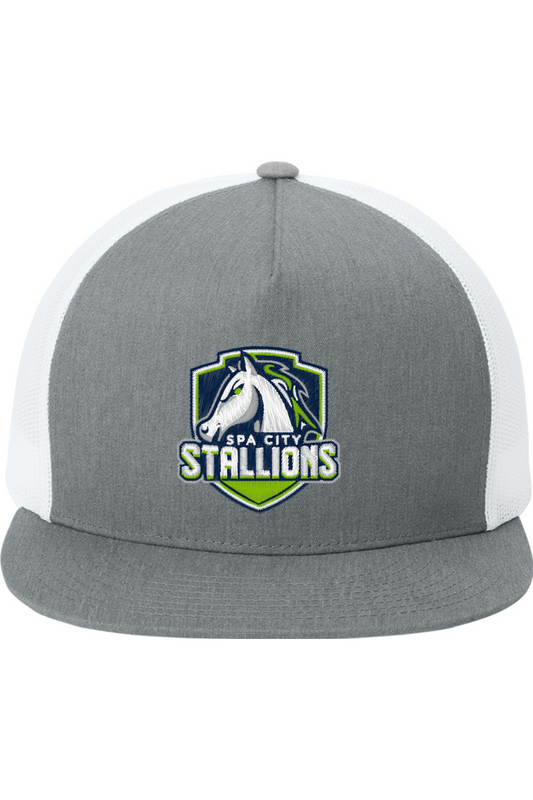 Spa City Stallions 5-Panel Classic Trucker Mesh Back Cap (Fulfill)