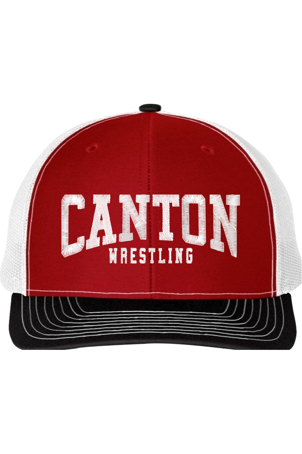 Canton Wrestling Embroidered Snapback Trucker Cap