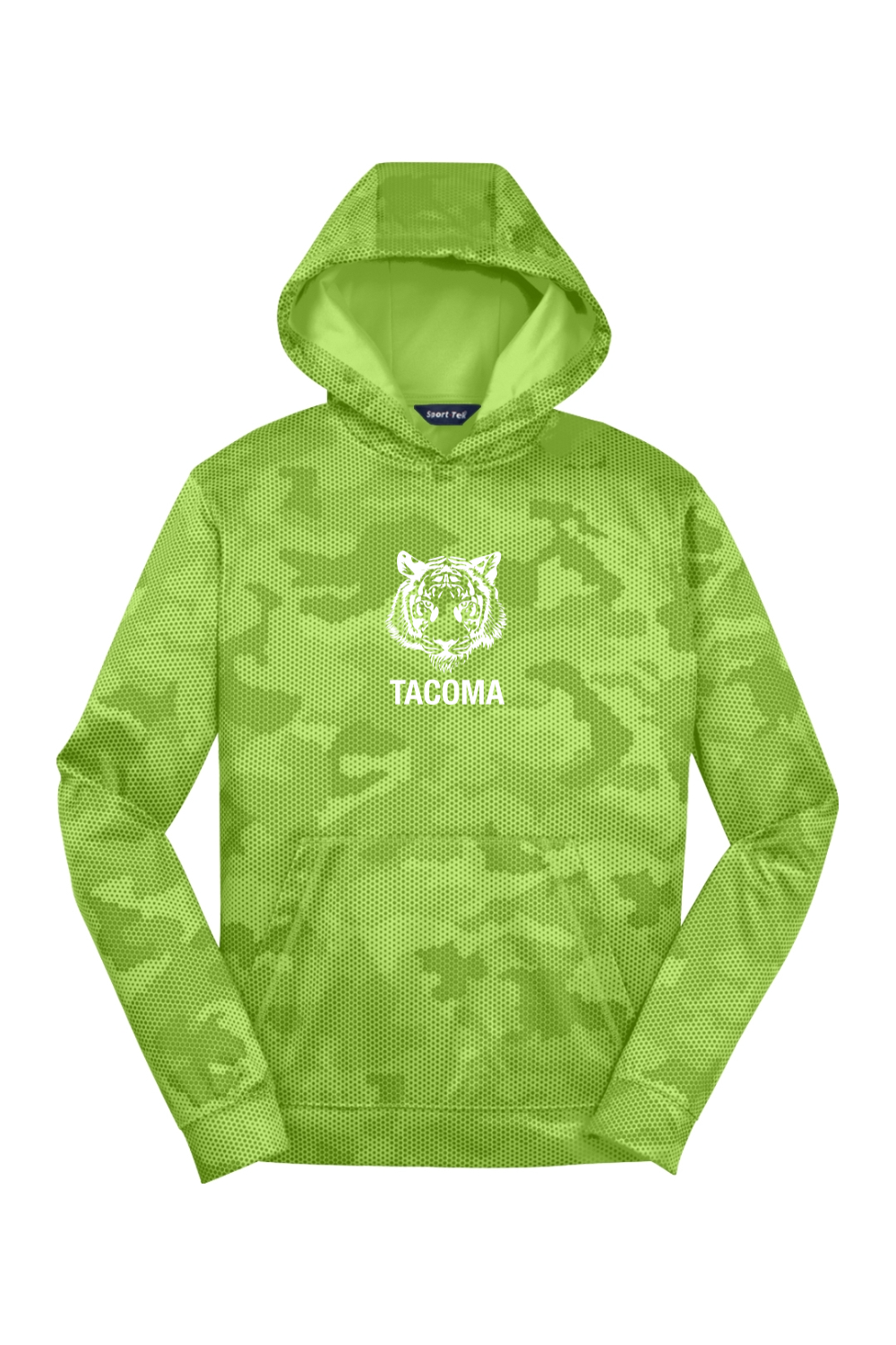 Youth Sport-Tek Sport-Wick CamoHex Fleece Hooded Pullover