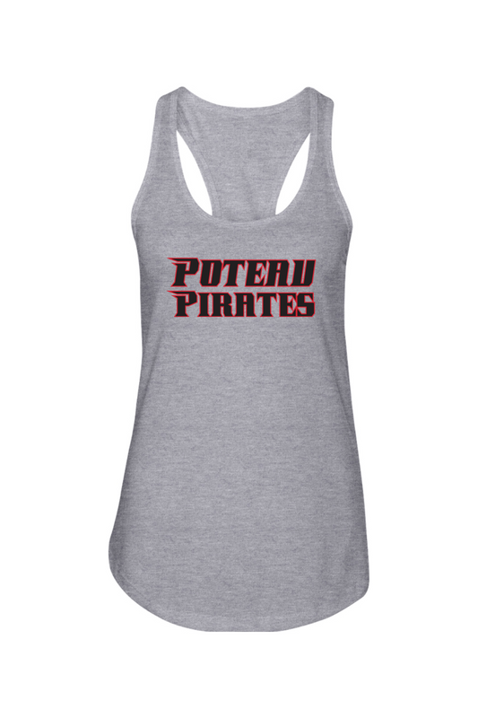 Poteau Pirates Ladies Racerback Tank