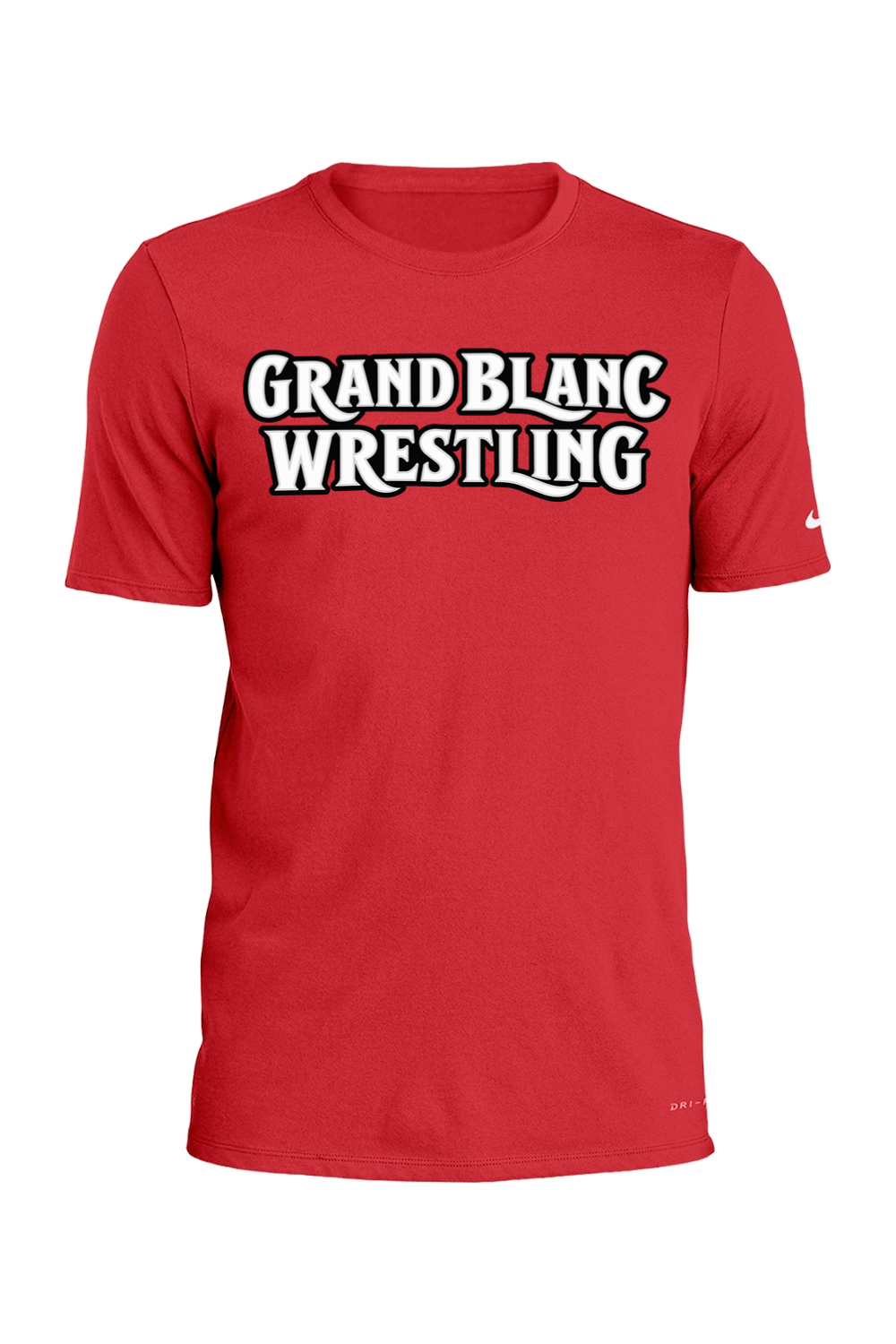 Grand Blanc Wrestling DTF Nike Dri-FIT Cotton/Poly Tee