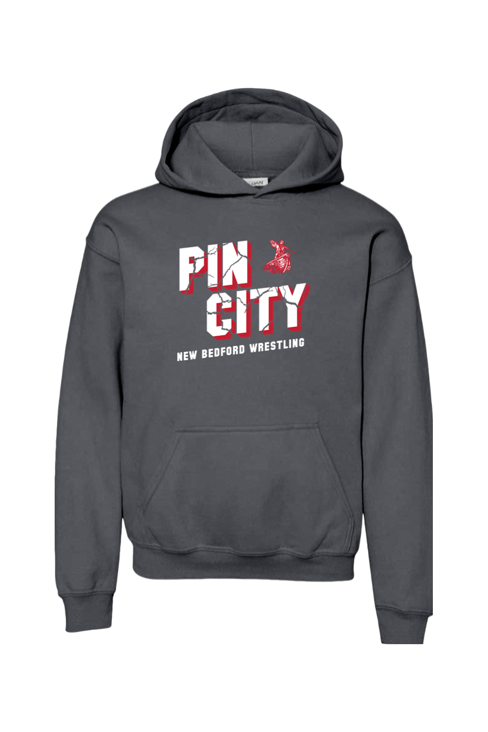 New Bedford Wrestling DTF Youth Heavy Blend Hooded Sweatshirt