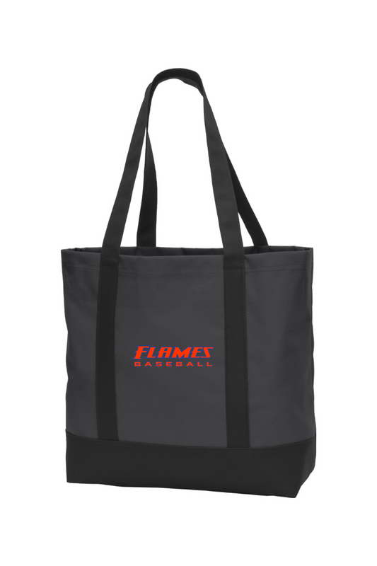 Flames MI Baseball DTF Day Tote