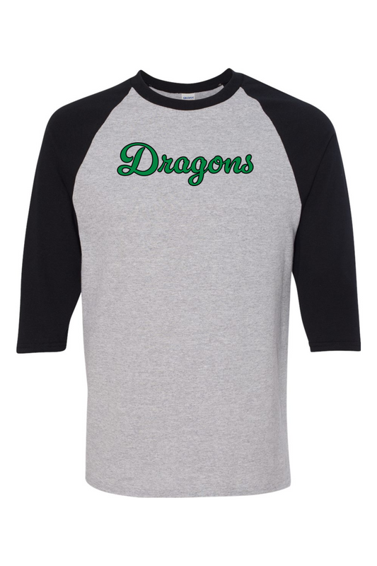 Gildan Heavy Cotton Raglan Three-Quarter Sleeve T-Shirt