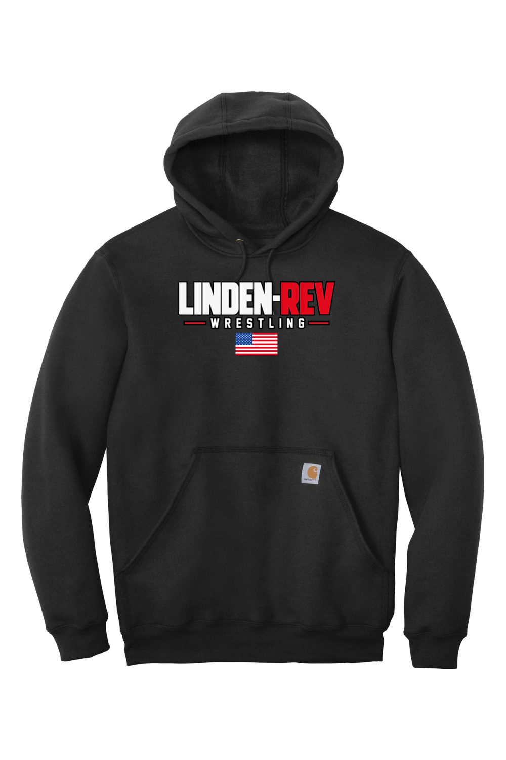 Linden Rev Wrestling DTF Carhartt Midweight Hooded Sweatshirt
