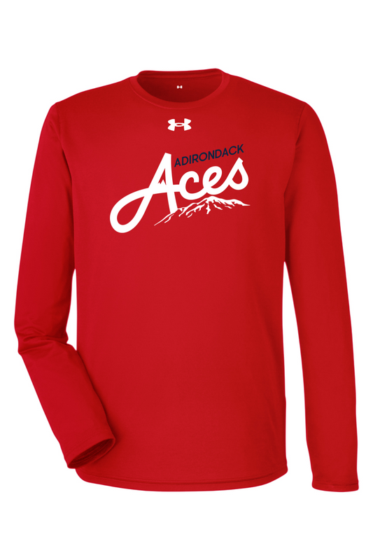 Adirondacks Under Armour Men's Team Tech Long-Sleeve T-Shirt