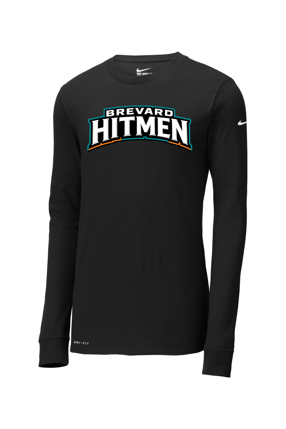 Brevard Hitmen DTF Nike Dri-FIT Cotton/Poly Long Sleeve Tee