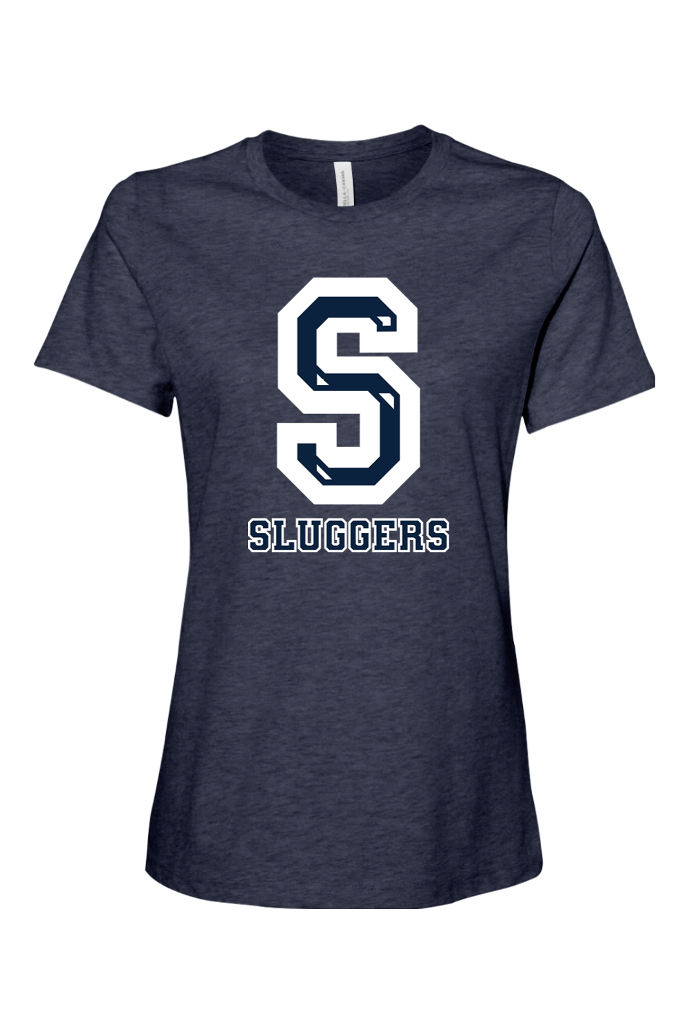 Sluggers Sports Academy Women’s Relaxed Fit Heather CVC Tee