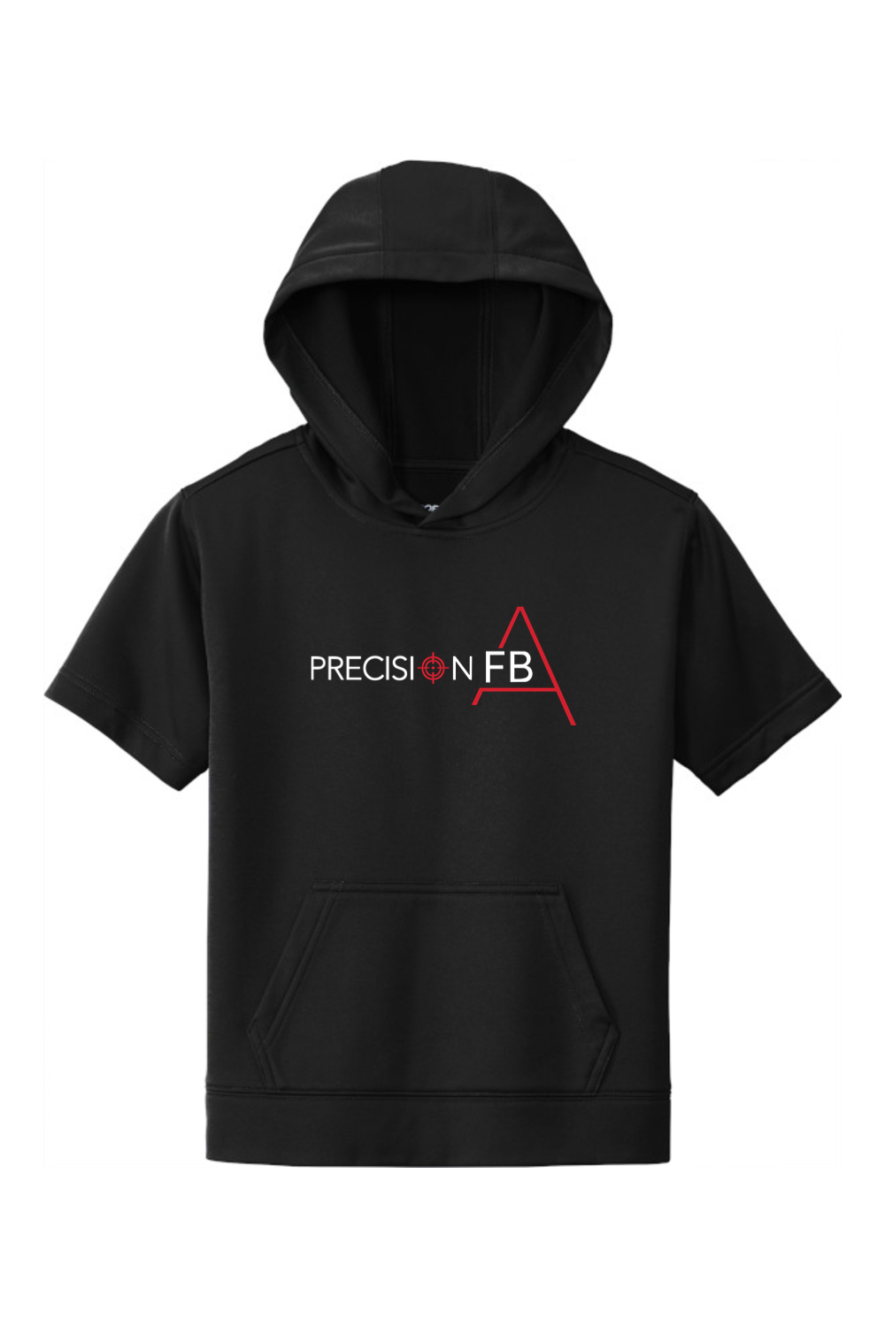 Precision FB Academy DTF Youth Fleece Short Sleeve Hooded Pullover