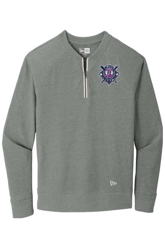New Era Sueded Cotton Blend 1/4-Zip Pullover