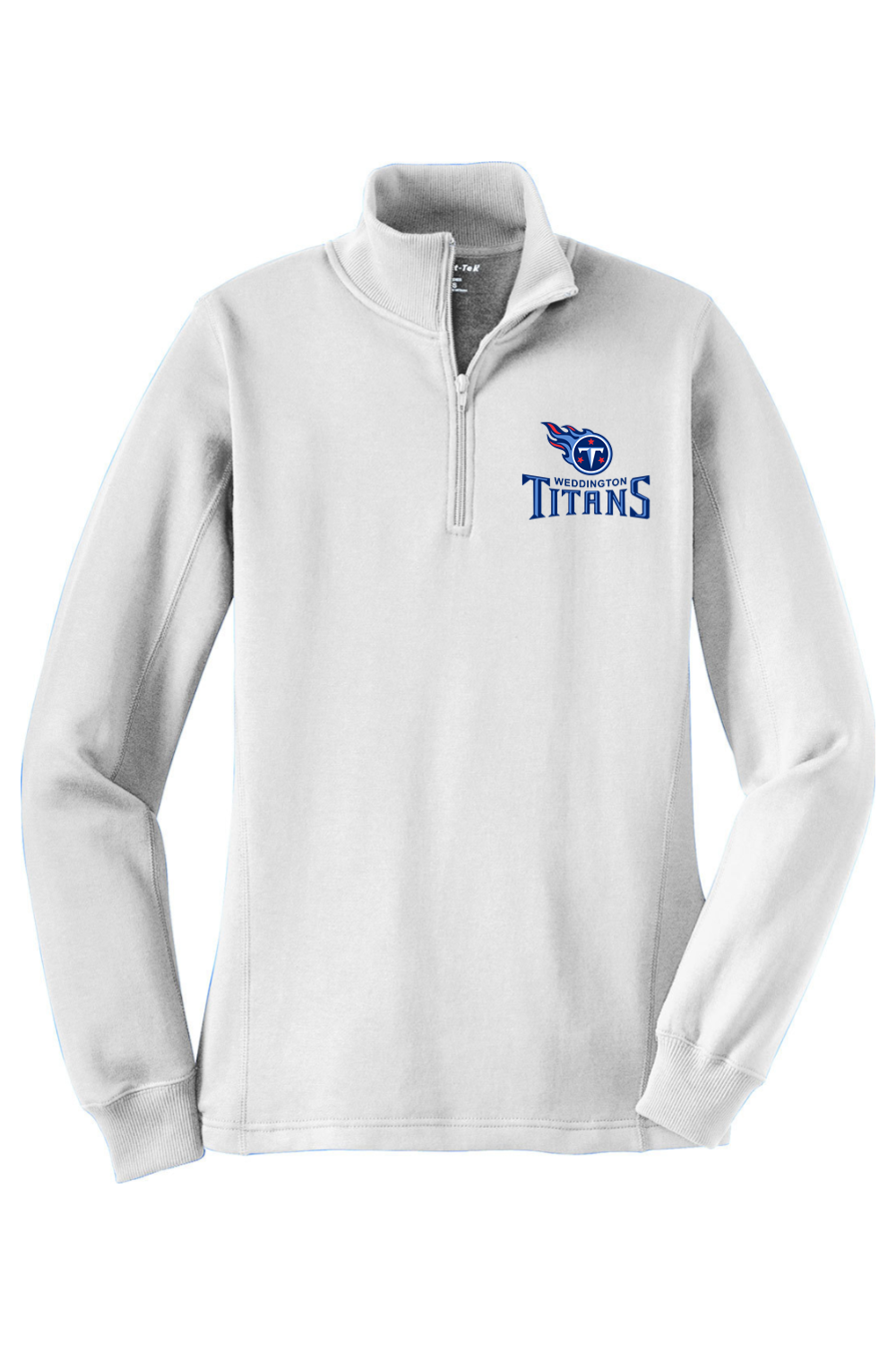 Weddington Titans Football DTF Ladies 1/4-Zip Sweatshirt