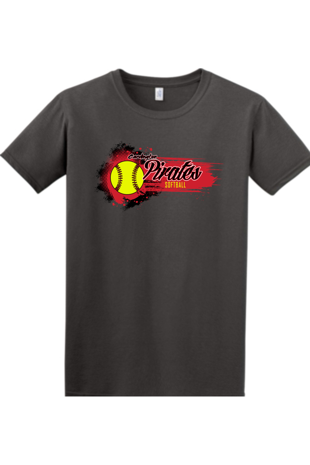 Cardington Pirates Softball DTF Softstyle T-Shirt
