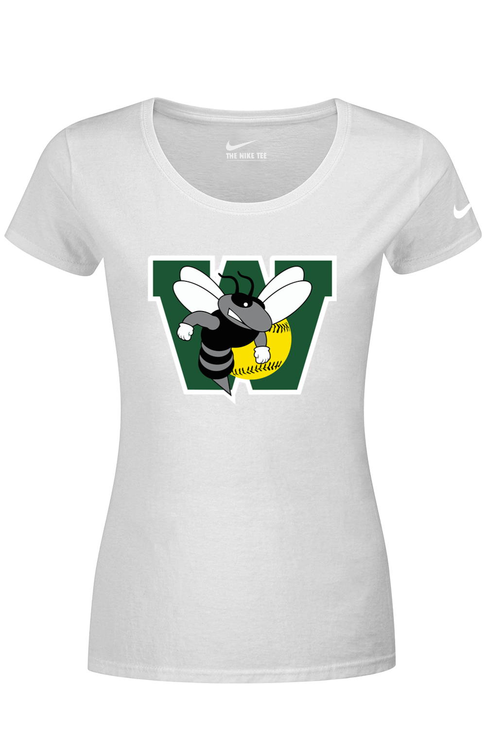 Williamston Softball Nike Ladies Dri-FIT Cotton/Poly Scoop Neck Tee