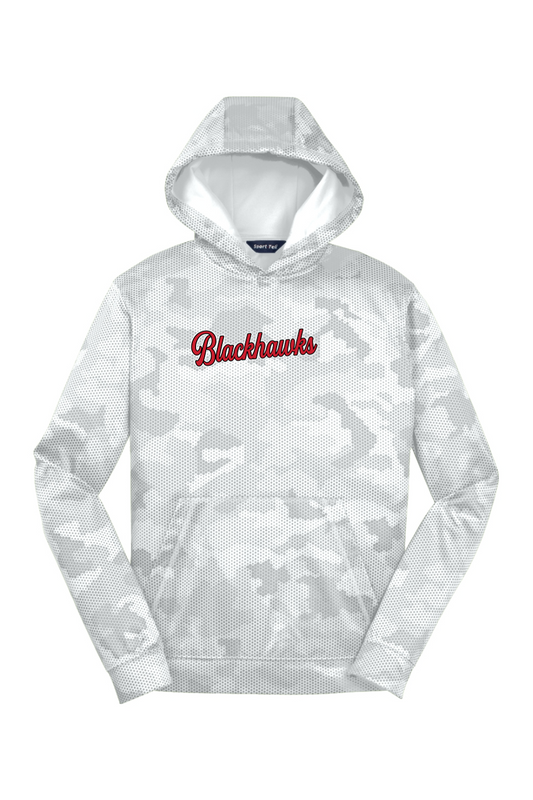 Youth Sport-Tek Sport-Wick CamoHex Fleece Hooded Pullover