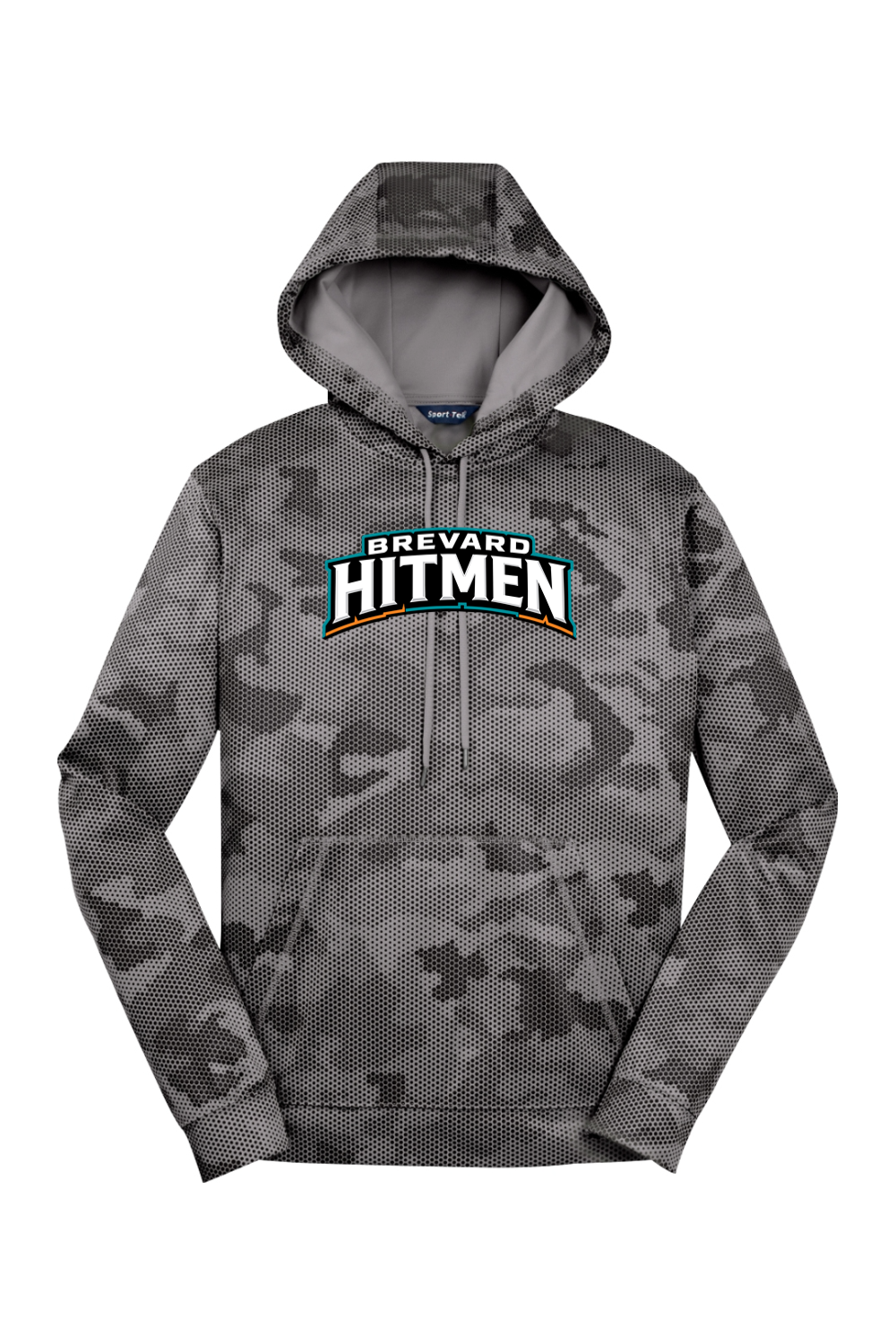 Brevard Hitmen DTF CamoHex Fleece Hooded Pullover