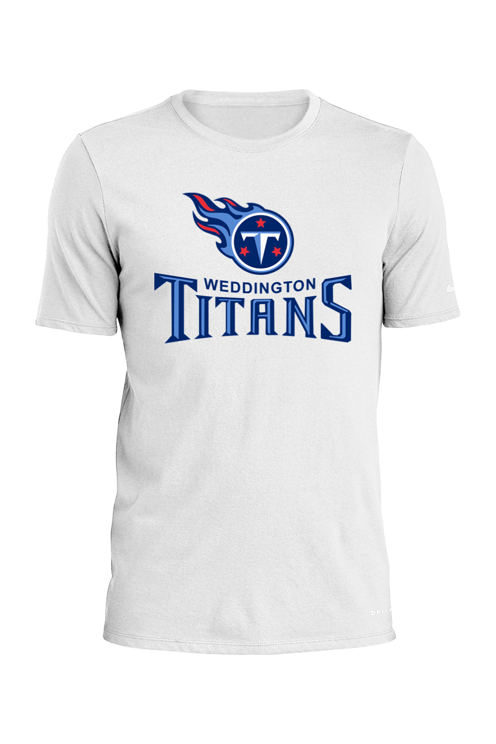 Weddington Titans Football DTF Nike Dri-FIT Cotton/Poly Tee