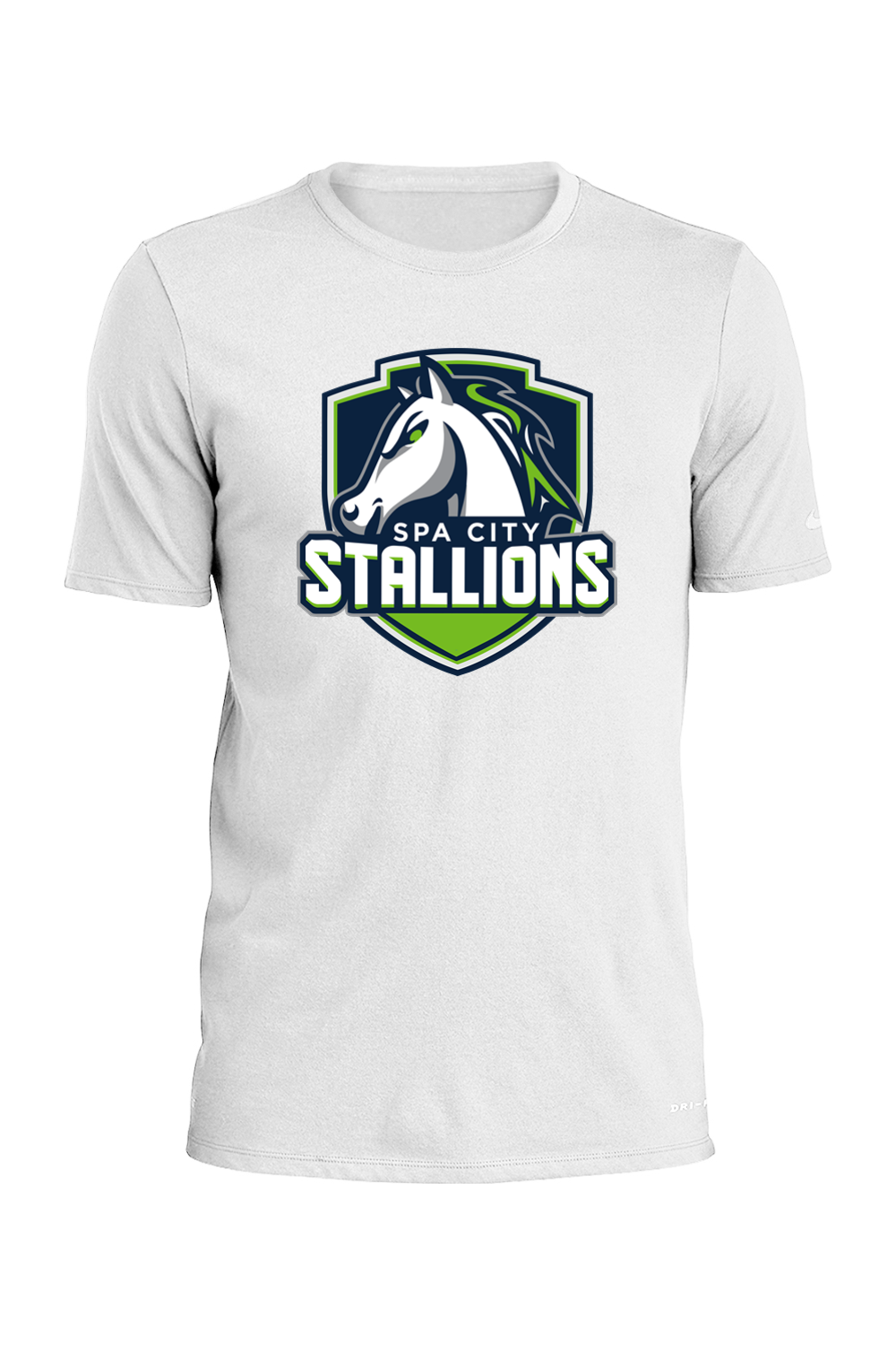 Spa City Stallions DTF Nike Dri-FIT Cotton/Poly Tee