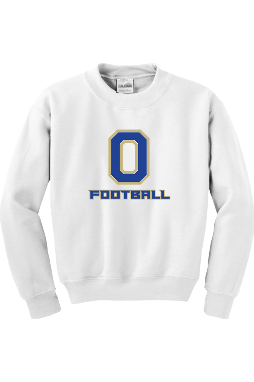 Onekama Portagers Football Youth Heavy Blend Crewneck Sweatshirt