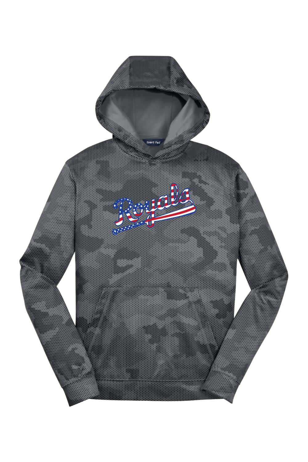 Richmond Royals 10U Youth Sport-Wick CamoHex Fleece Hooded Pullover