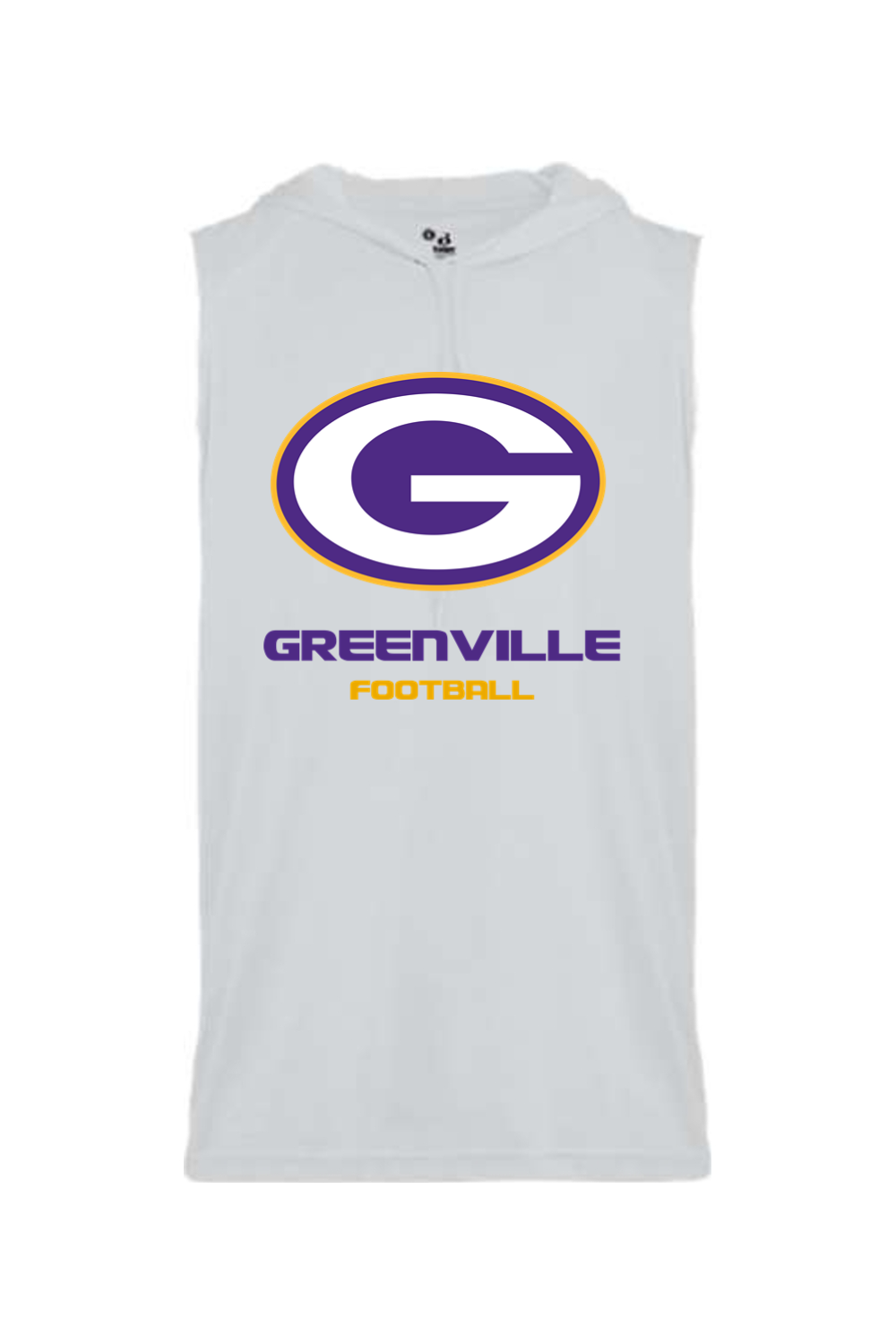 Greenville Football Sleeveless Youth Hood Tee