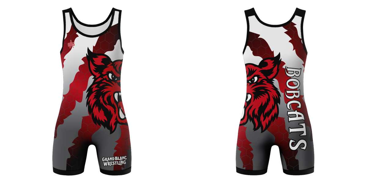 Grand Blanc Wrestling Sublimated Performance Singlet