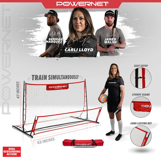 Fast Pass Rebounder Soccer Trainer 6x4 FT