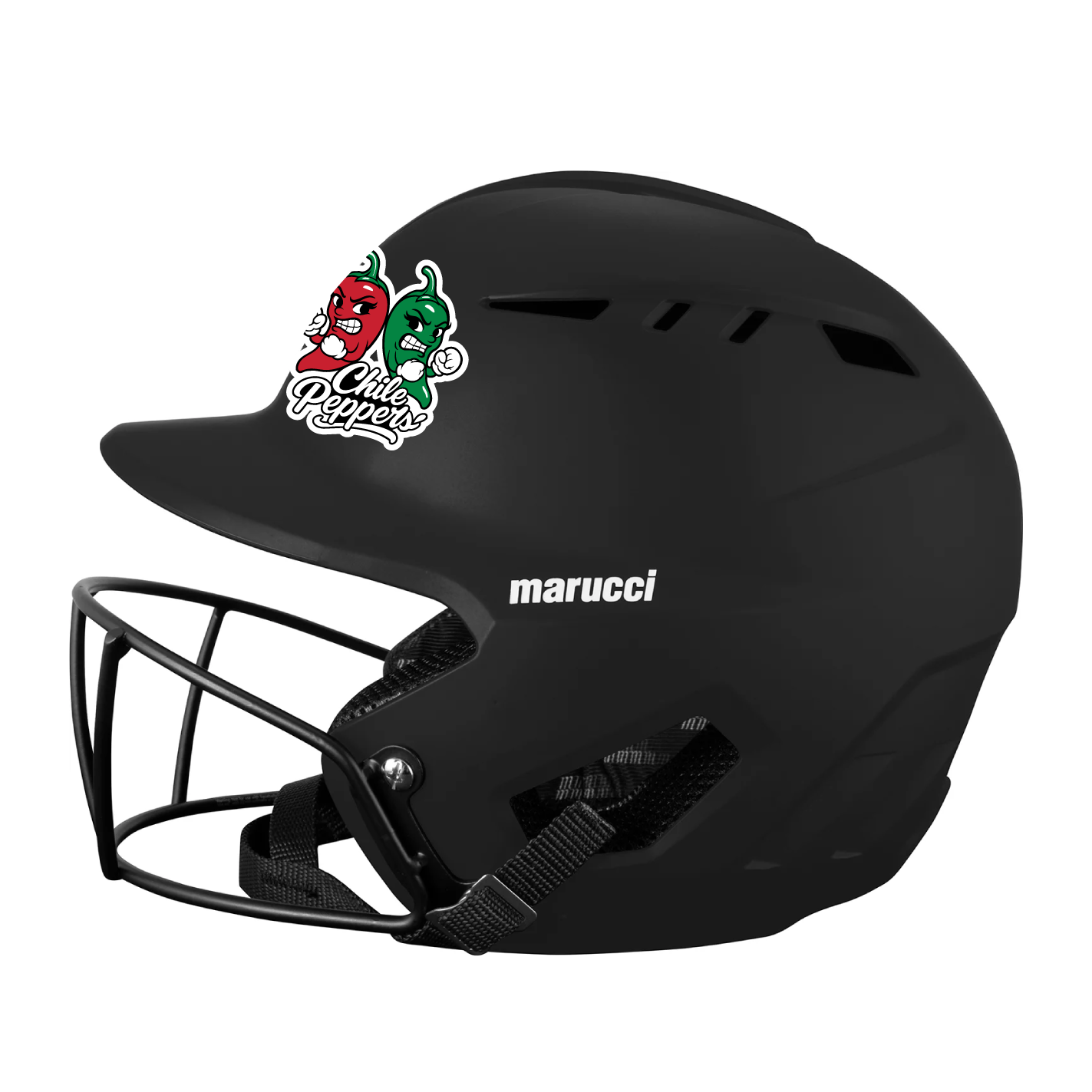 ABQ Chili Peppers Marucci Fastpitch DuraVent Helmet